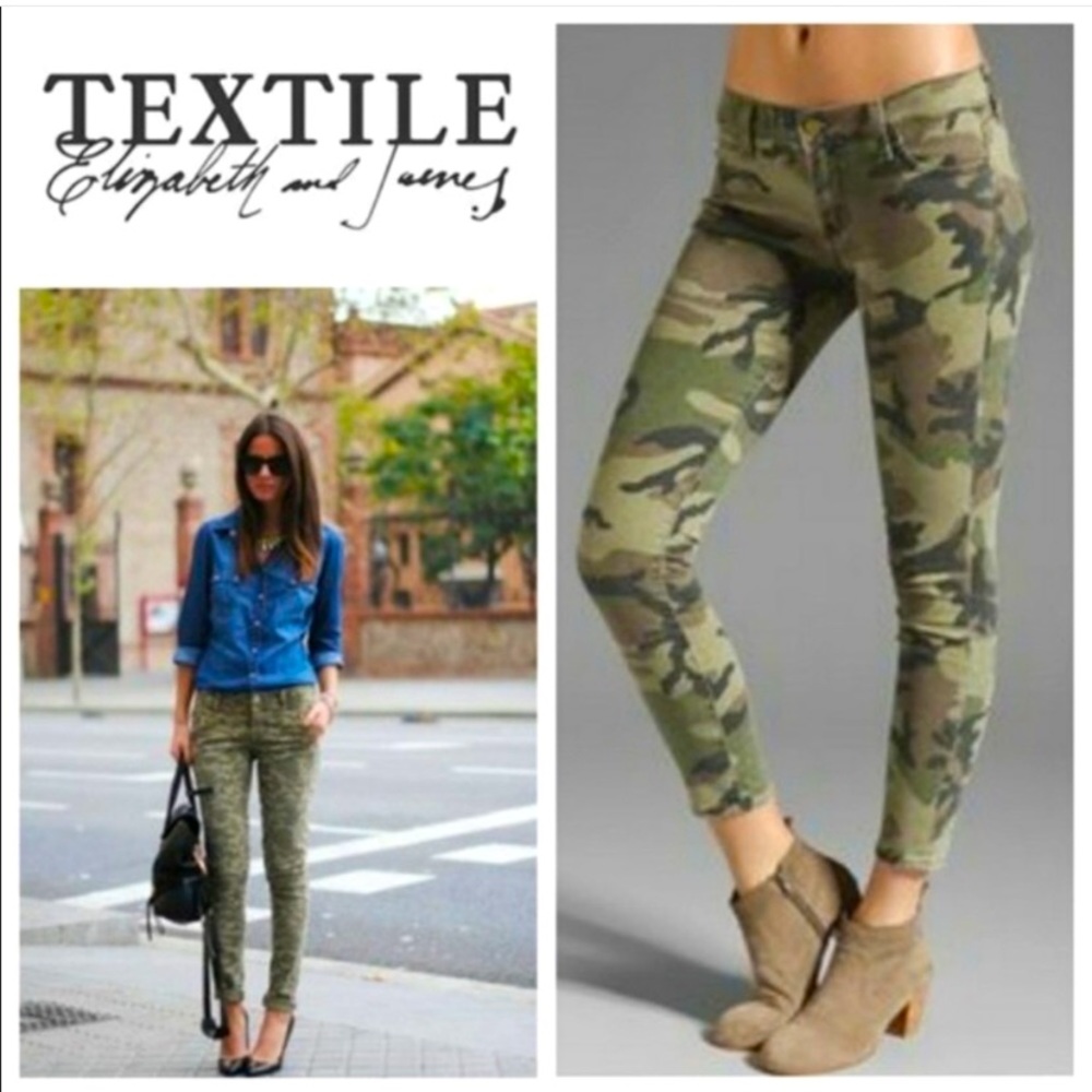 TEXTILE Elizabeth And James Ozzy Camo Jeans 25
